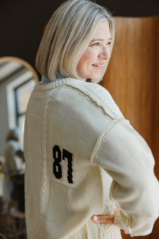 Game Day 87 Cable Knit Sweater