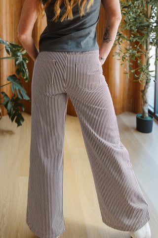 All About Stripes Straight Leg Jeans