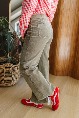 Wide Leg Corduroy Lounge Pants