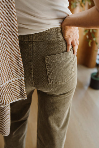 Wide Leg Corduroy Lounge Pants