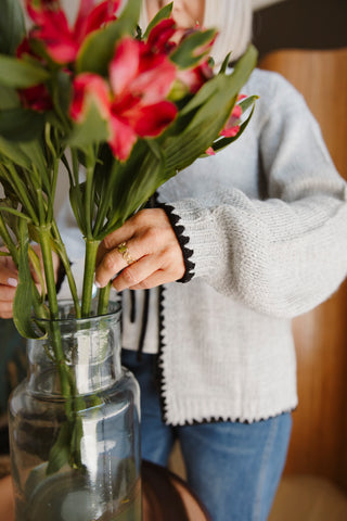 Cozy Tie Front Knit Cardigan Sweater